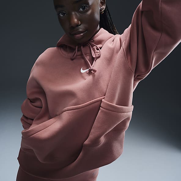 Mujer Rosa Sudaderas con y sin gorro. Nike US